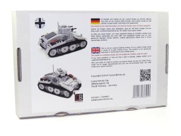 CUSTOM WW2 PzKpfw I Ausf.F mit Soldat aus LEGO® Steinen