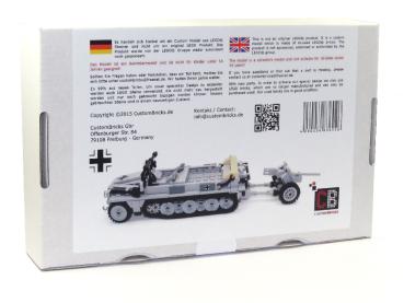 CUSTOM WW2 SdKfz 10 mit PaK 36 aus LEGO® Steinen