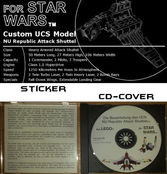 Custom NRAS - Nu Republic Attack Shuttel für Star Wars