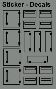 Custom Sticker Panzerluken - Klappen