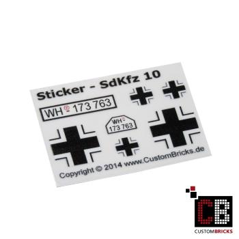 Custom Sticker SdKfz 10