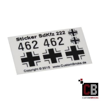 Custom Decals SdKfz 222 Armored Car