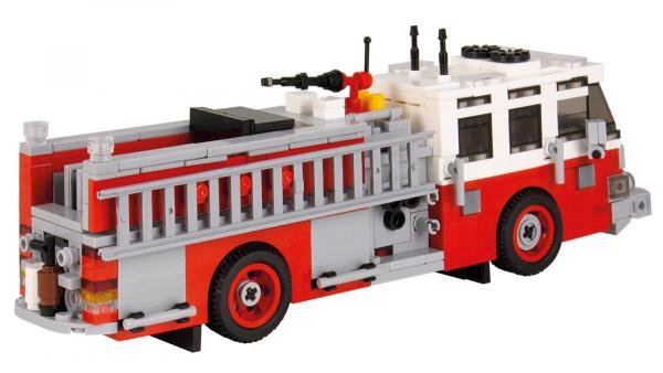 custom lego fire truck