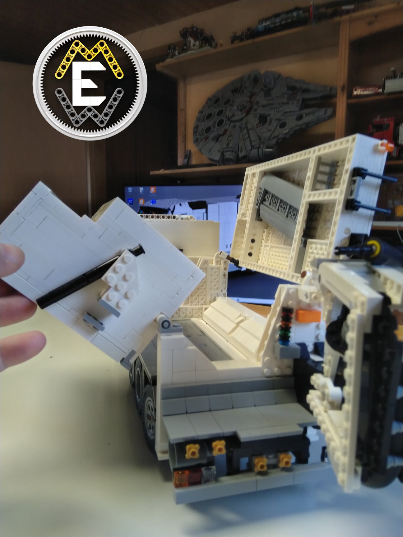 lego moc bauanleitung kostenlos CUSTOMBRICKS.de - LEGO Technik Modell Custom SAUGBAGGER - MOC