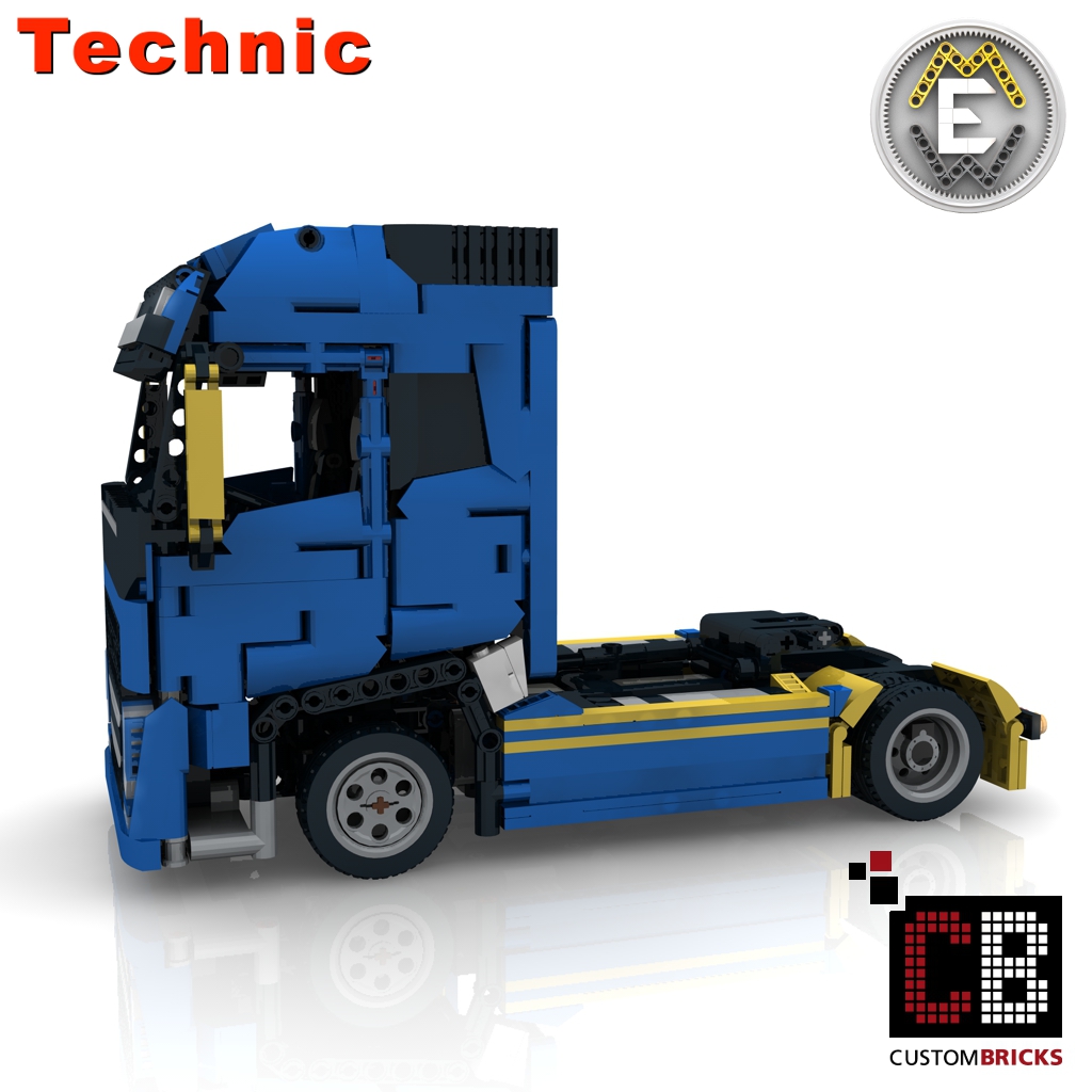 Lego technic blue truck outlet