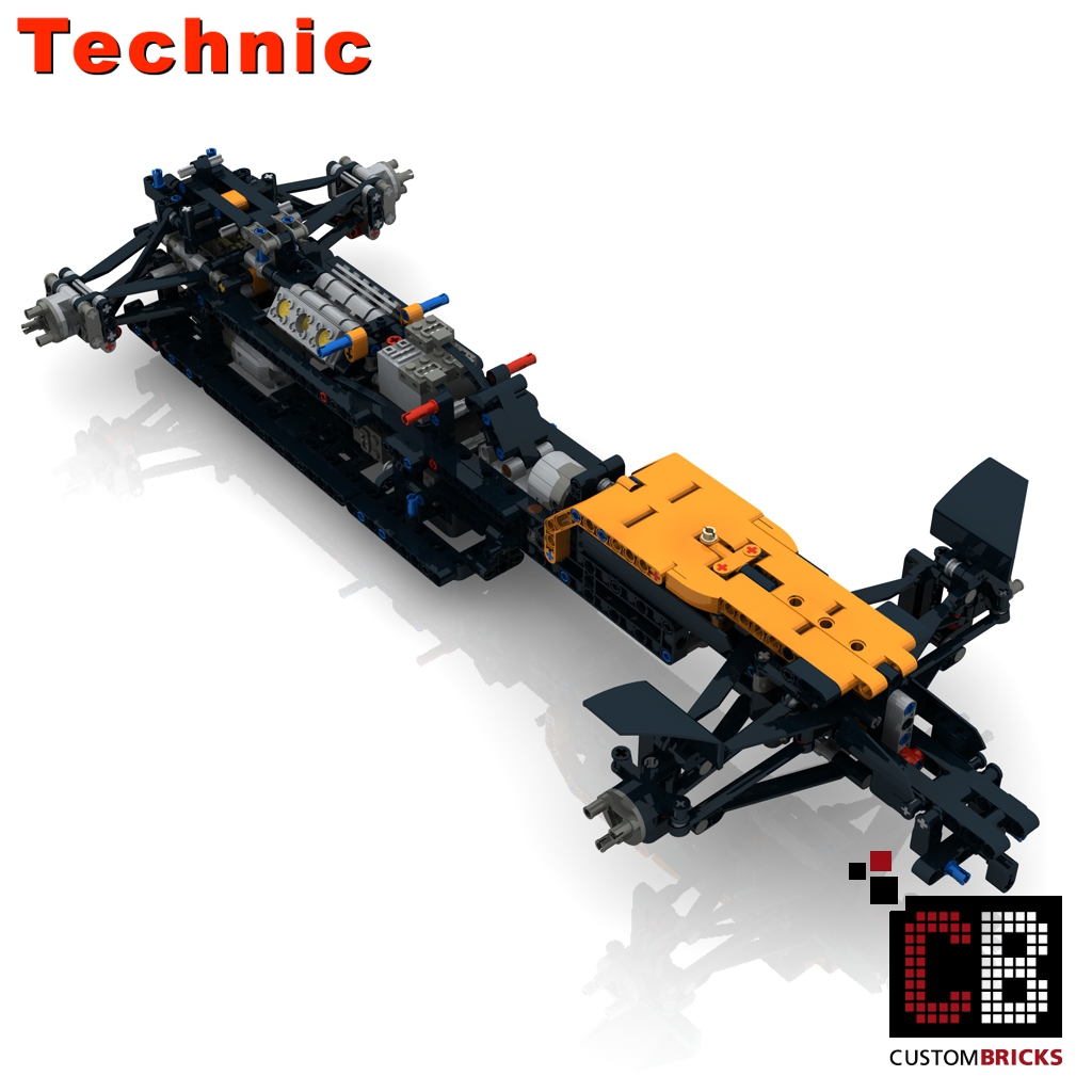 CUSTOMBRICKS LEGO Technic model Custom 42141 RC modification Custombricks MOC Instruction