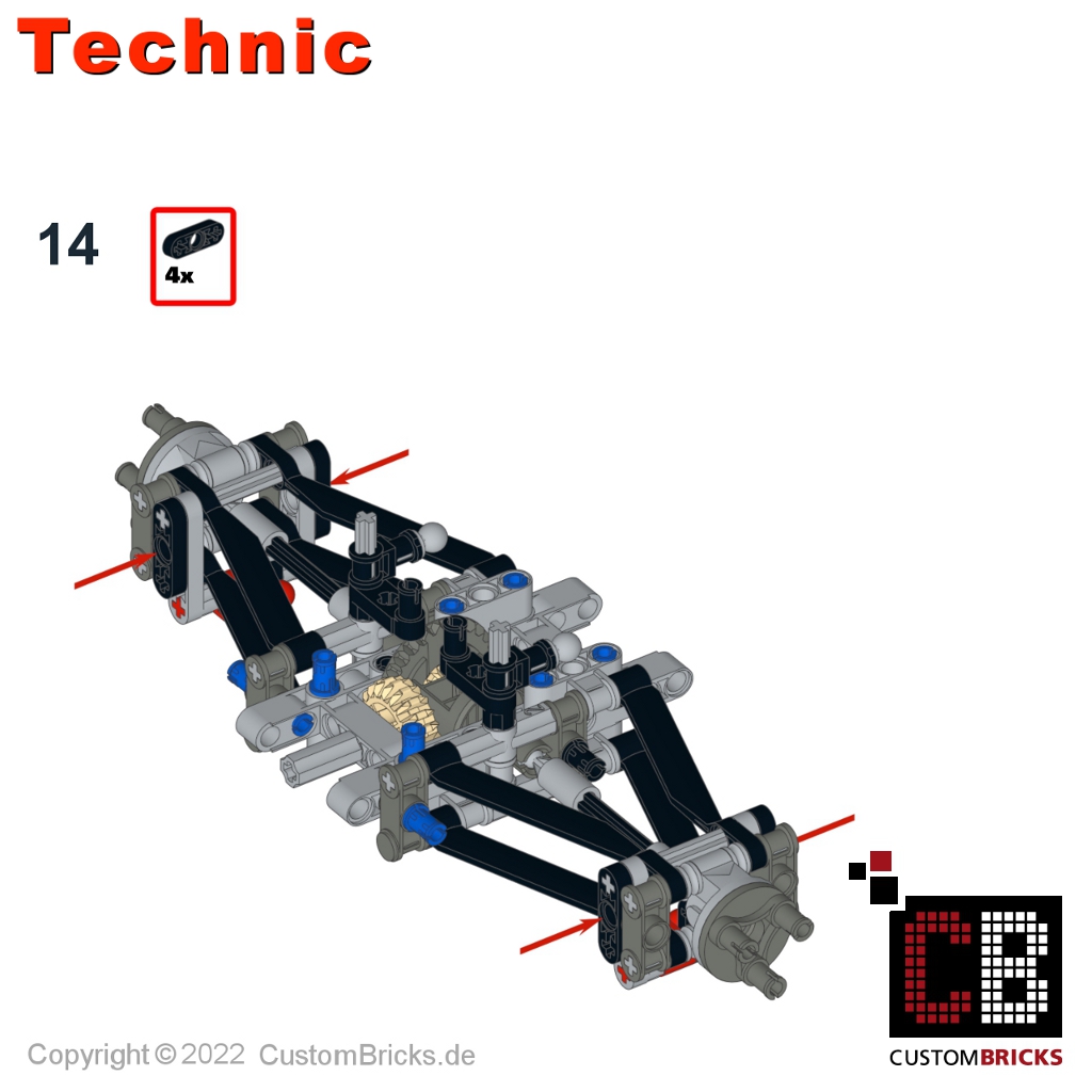 Lego technic outlet rc car instructions