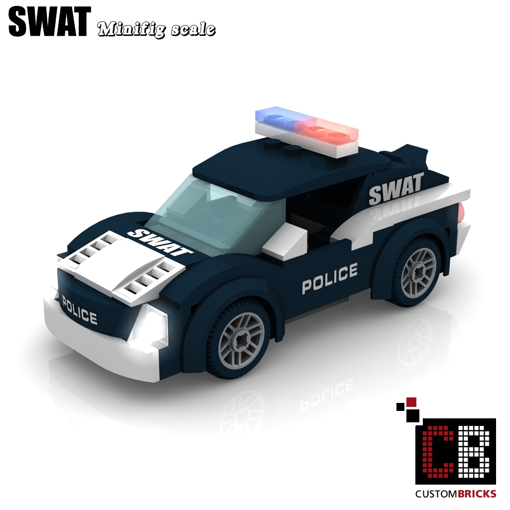 Custombricks De Lego Custom Moc City Swat Police Gign Raid Gru Speznaz Model Instruction Custombricks