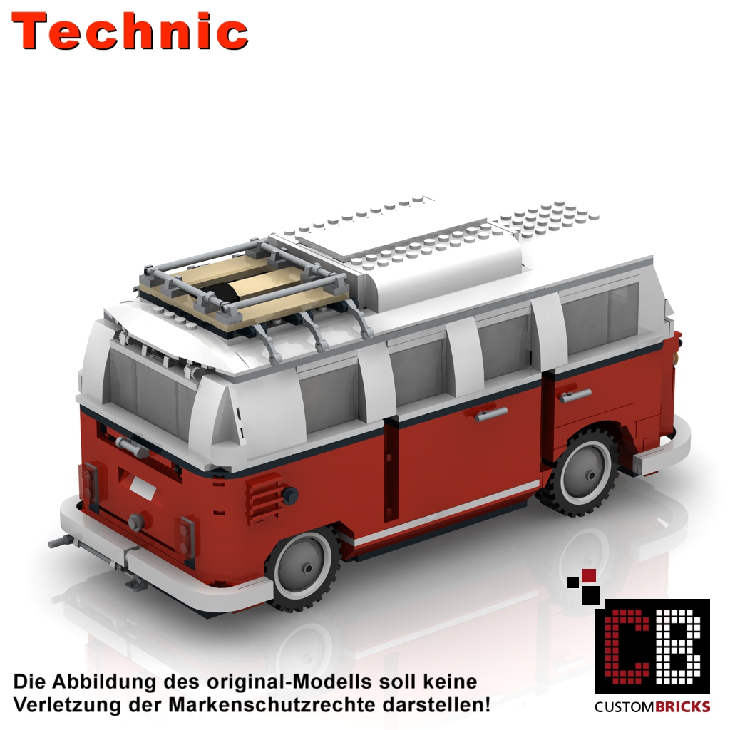 CUSTOMBRICKS Complete set for converting LEGO model 10220 to RC