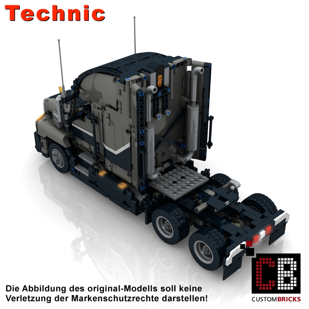 CB Eigenbau Bauanleitung RC 6x6 Abschleppwagen SBrick for LEGO® Technic 42070 