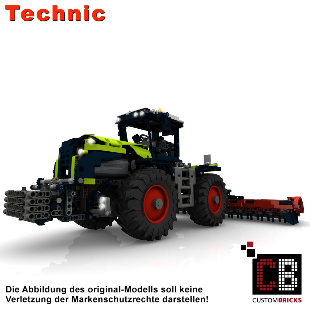CB Eigenbau Bauanleitung CLAAS FULL RC Umbauanleitung LEGO® Technic 42054 Steine 