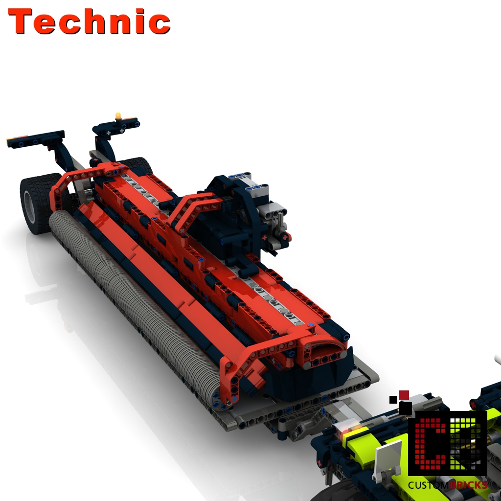 CB Eigenbau Bauanleitung CLAAS Tieflader Fladbed trailer für LEGO® Technic 42054 