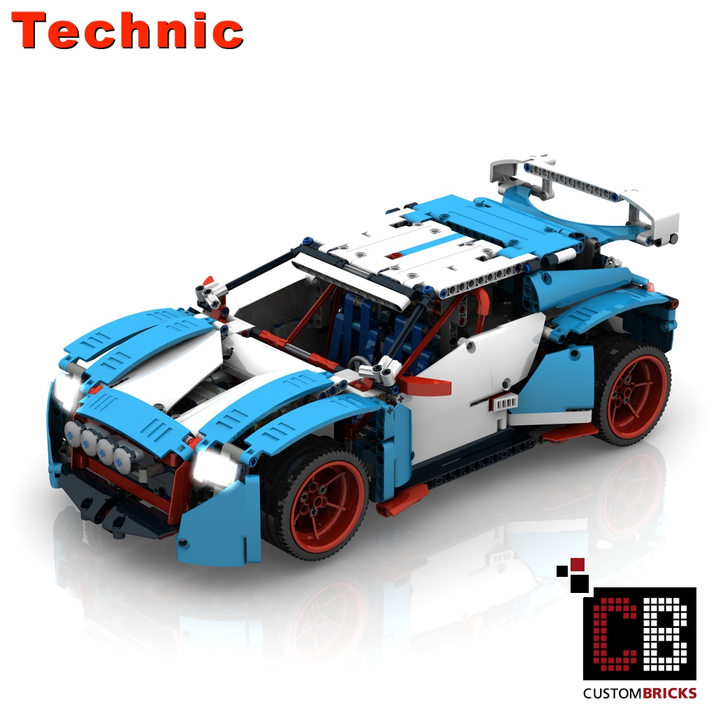 FOR TECHNIC 42077 RALLY CAR NEW STICKERS SHEET ONLY ! LEGO ! 
