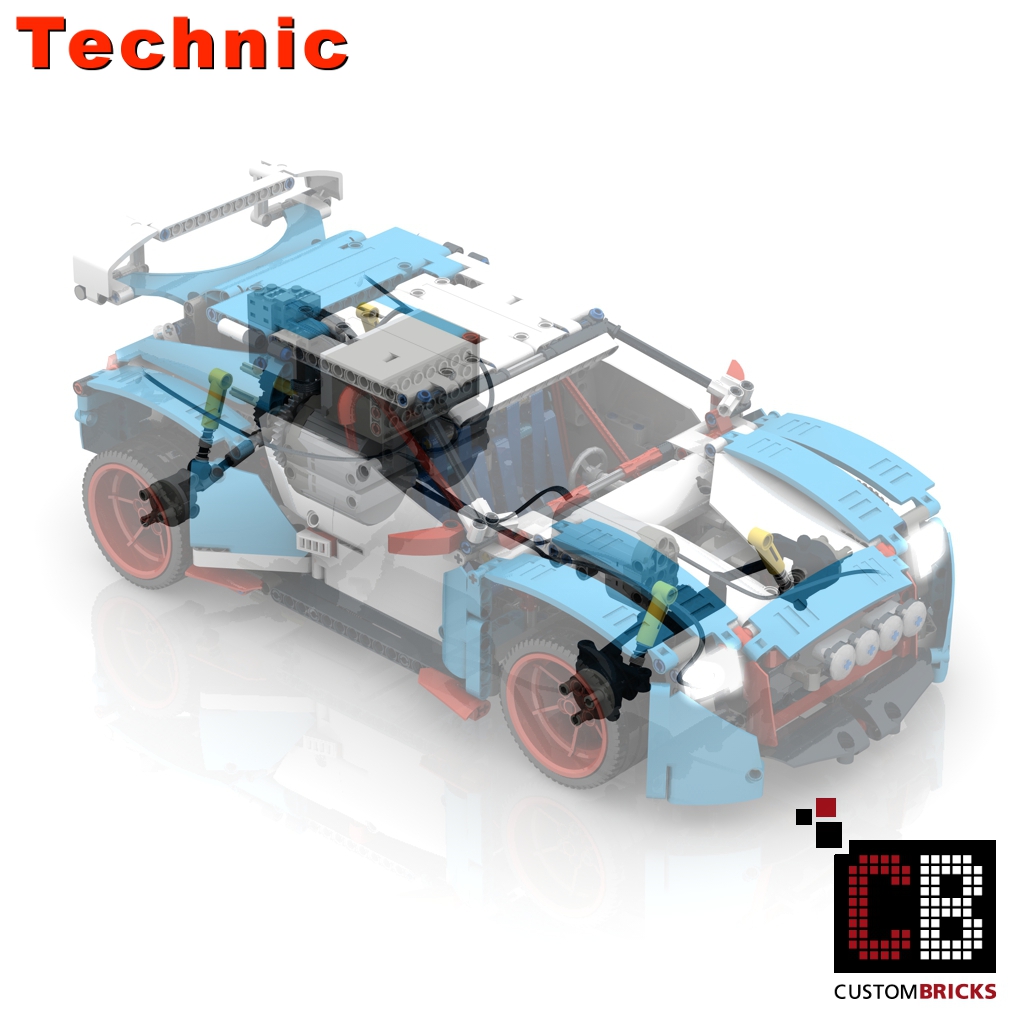 CUSTOMBRICKS.de LEGO Technic model 42077 MOC Instruction