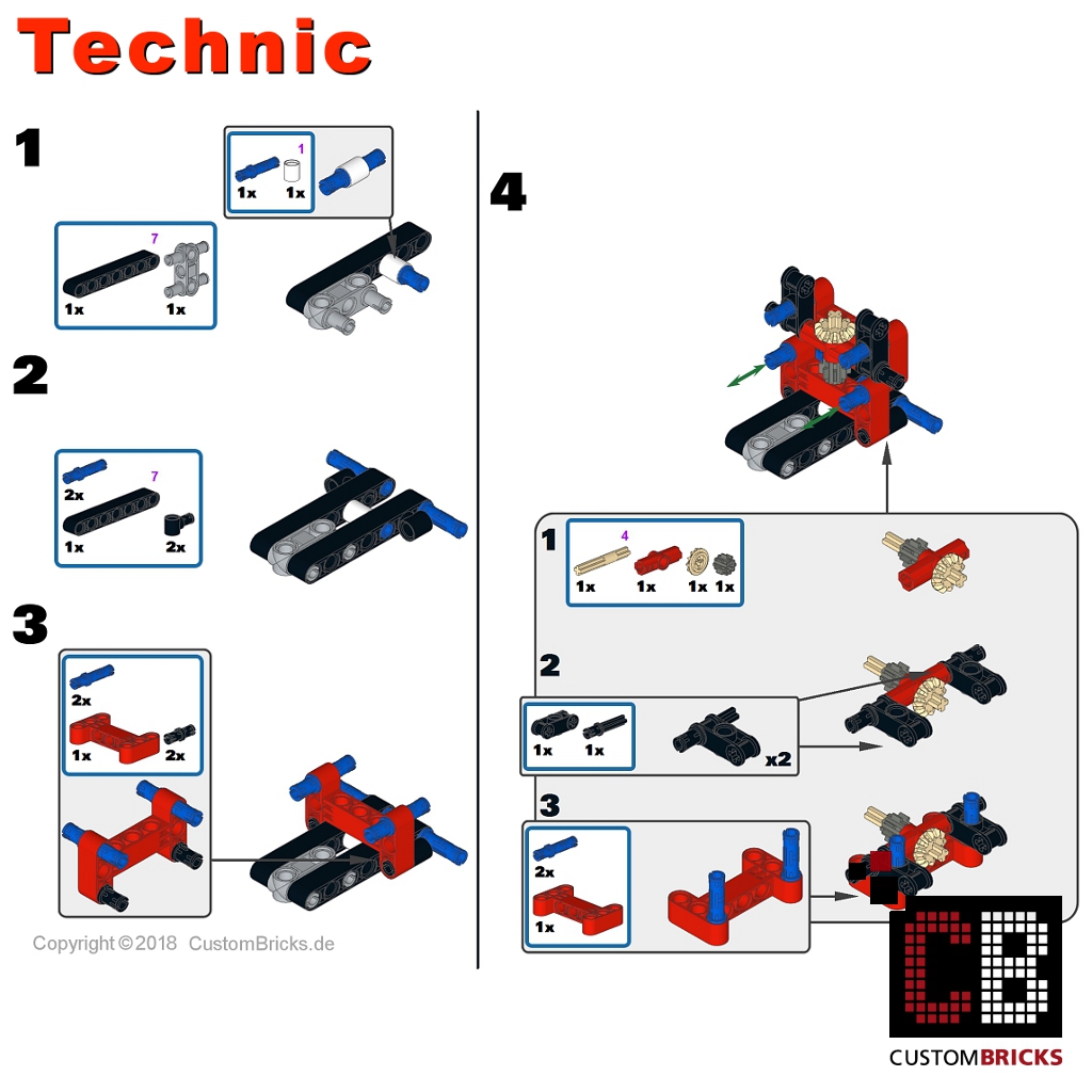 Lego technic 42082 c model instructions new arrivals