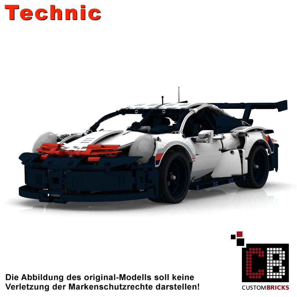 porsche 911 rsr lego technic