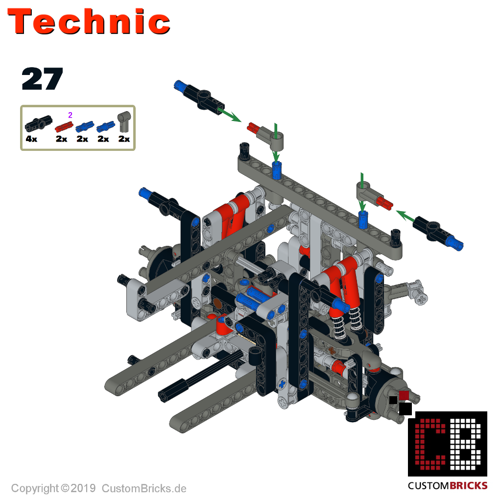  LEGO Technik Modell RC Umbauanleitung MOC