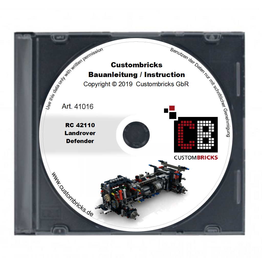 CUSTOMBRICKS LEGO Technic model Custom RC modification Custombricks MOC Instruction