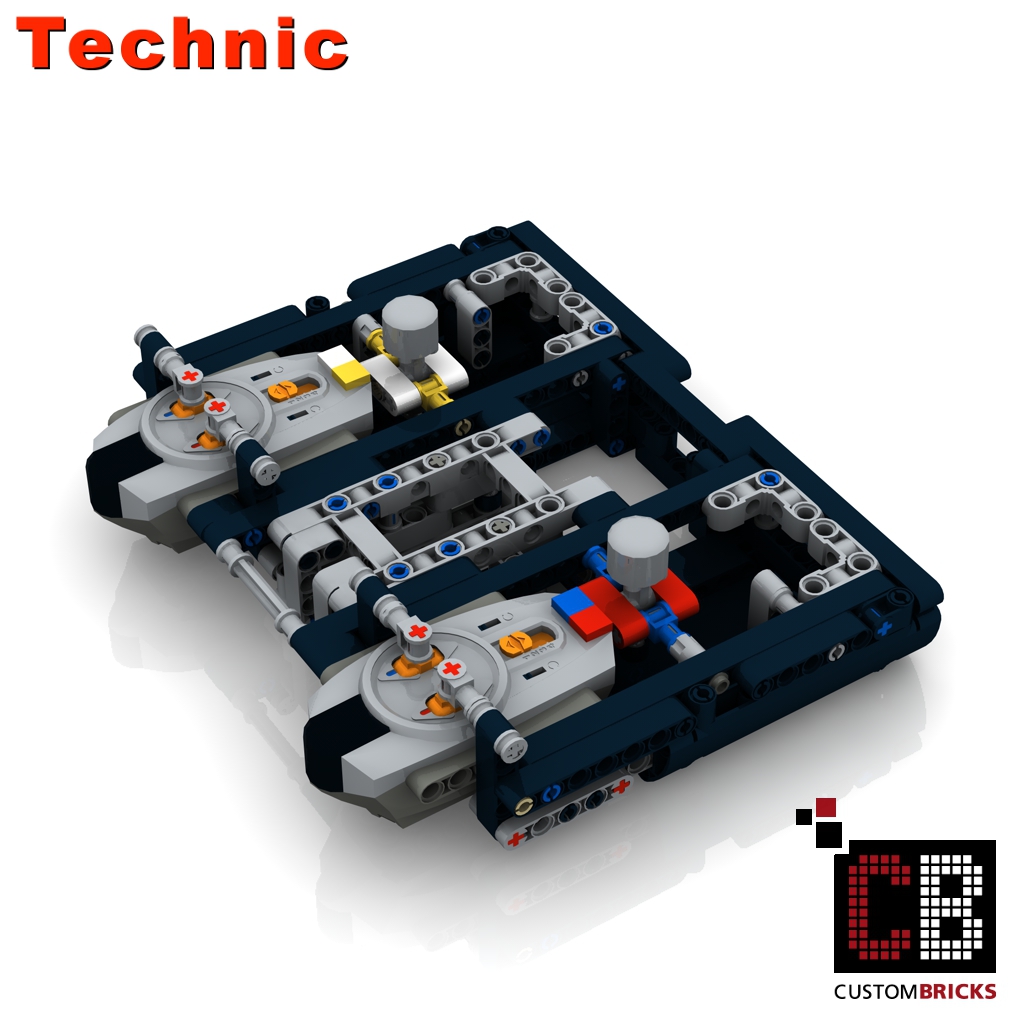 CB Eigenbau Bauanleitung 3-Kanal RC Fernbedienung MOC für LEGO® Technic Steine 