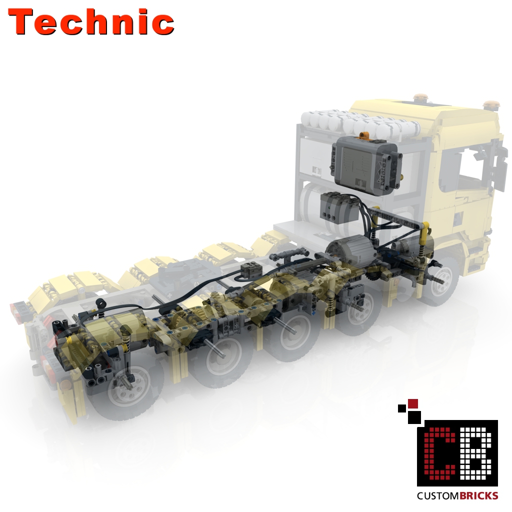 Lego technic truck hotsell chassis