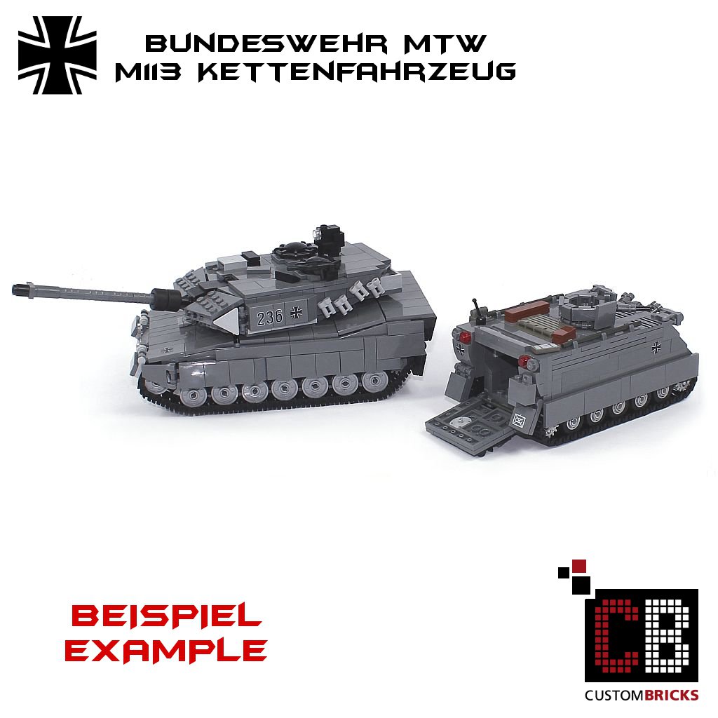 Custombricks De Lego Custom Moc Bundeswehr Artillerie Artillery Panzer La Design Custombricks Custom Pdf Bauanleitung Instructions Download Deutsche German
