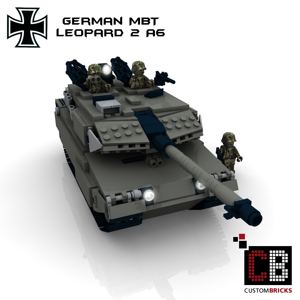 CUSTOMBRICKS LEGO Custom Modern Warfare Bundeswehr Panzer