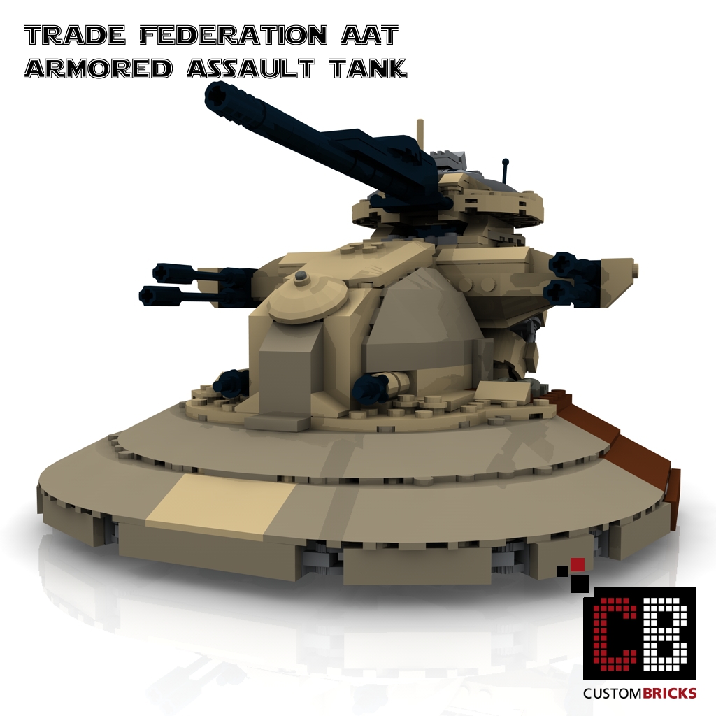 CUSTOMBRICKS.de LEGO-Custom-Star-Wars-AAT-Tank