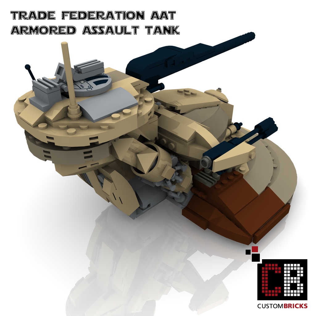 CUSTOMBRICKS LEGO Custom Star Wars AAT Tank