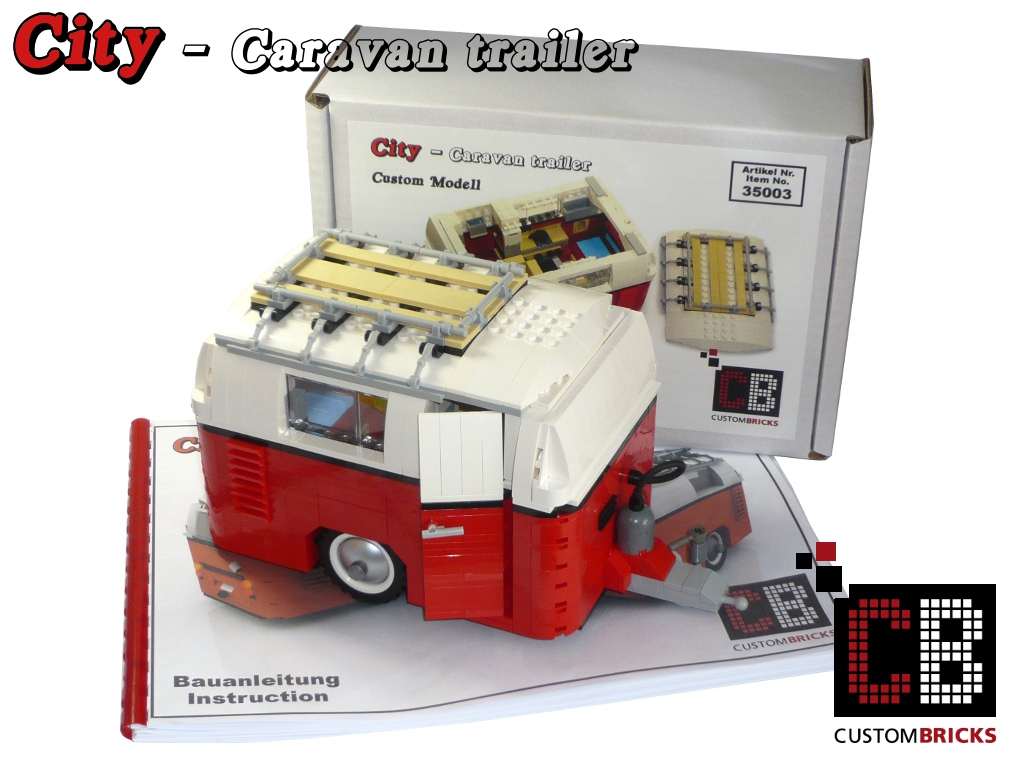 Lego camper store van trailer