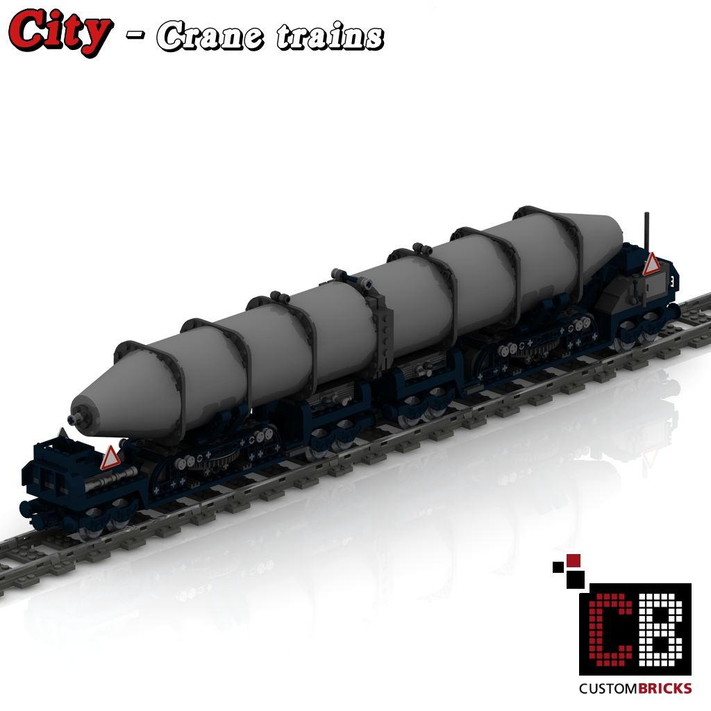 für LEGO® Steine PDF-Bauanleitung Eisenbahn Reparaturschuppen 