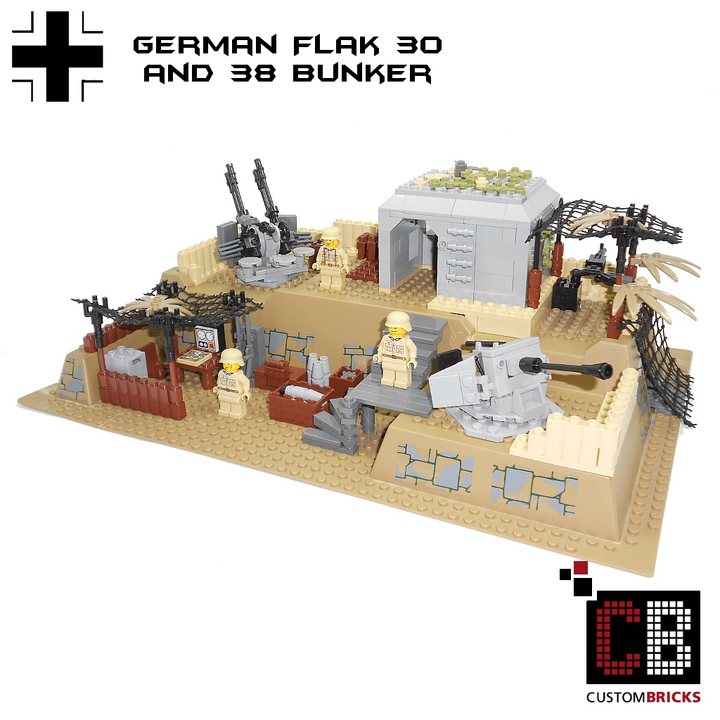 lego ww2 bunker