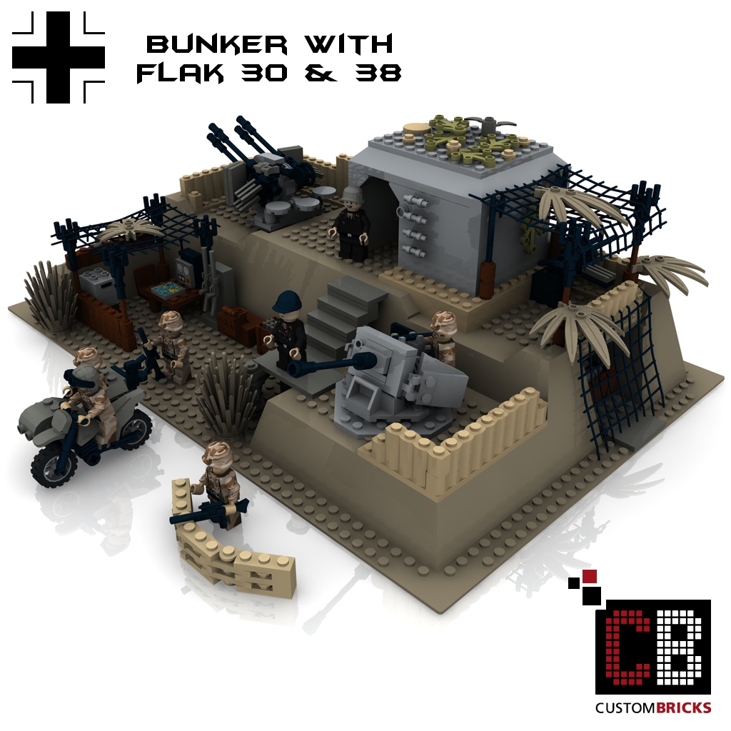 Lego clearance ww2 bunker