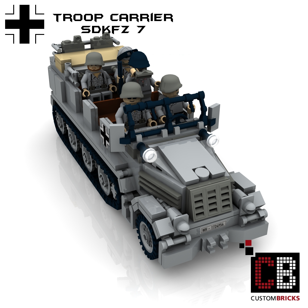 Lego ww2 troop store transport