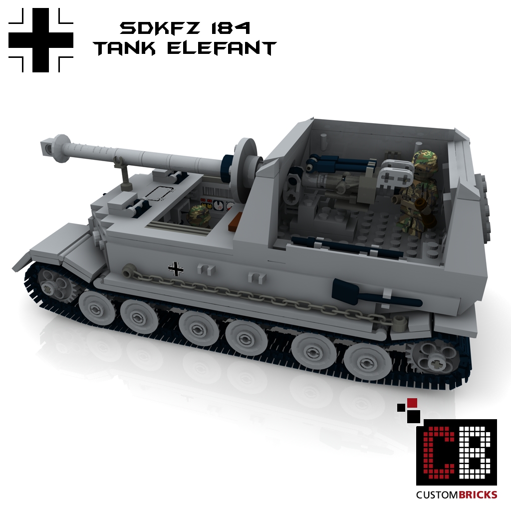 LEGO® tank custom instructions Elefant