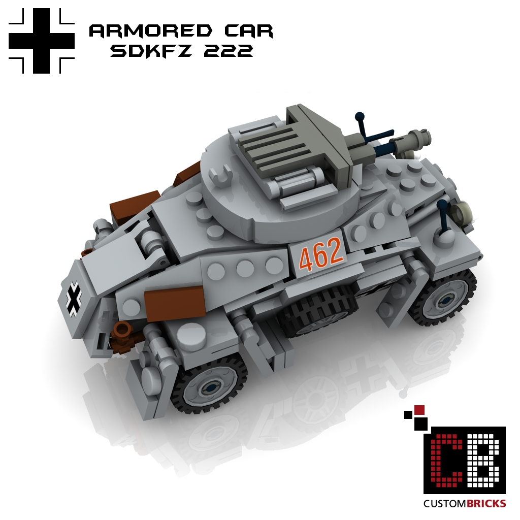 Lego ww2 shop armored car