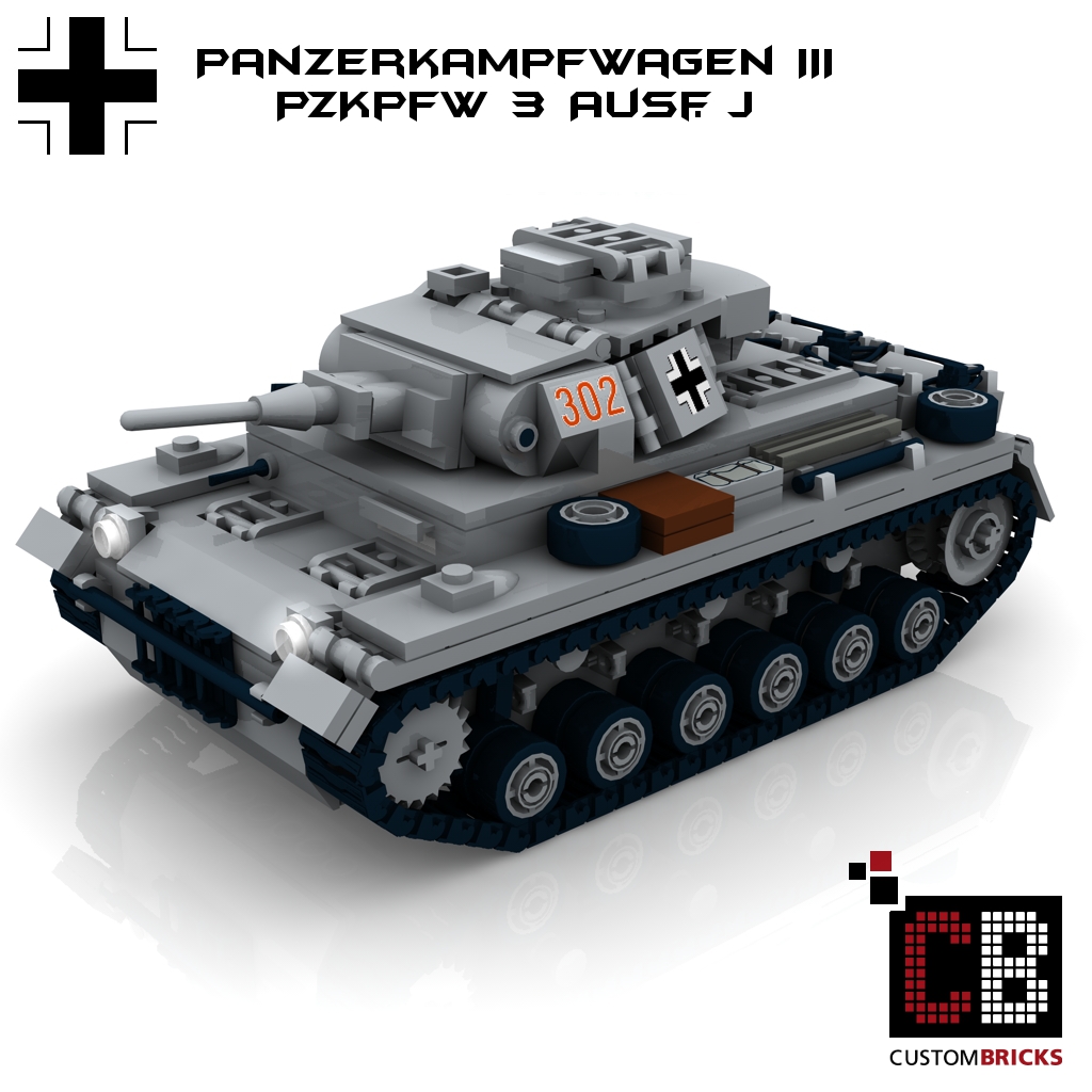 LEGO-Custom-WW2-WWII-Panzer-Tank-PzKpfw 