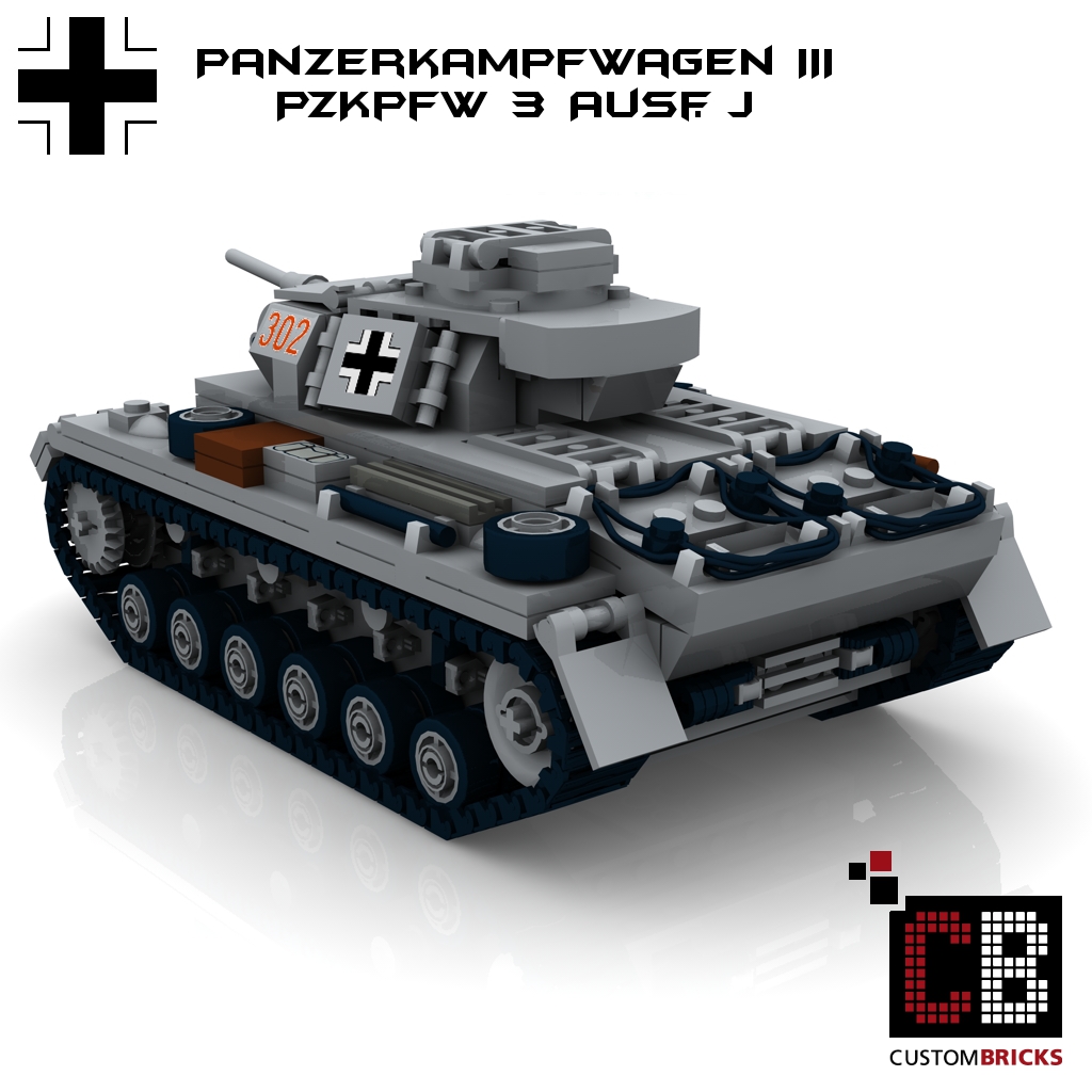 Lego ww2 best sale panzer 3