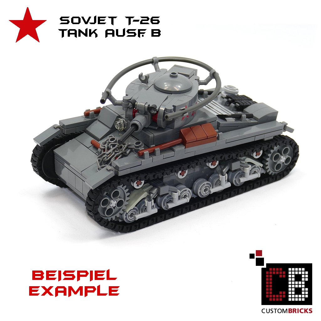 CUSTOMBRICKS.de - LEGO Custom WW2 WWII Kettenglieder Ketten