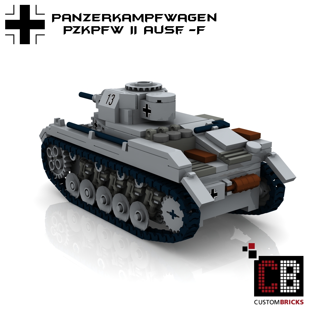 CUSTOM PDF Instructions WW2 WWII Panzer 35t for LEGO® Bricks 