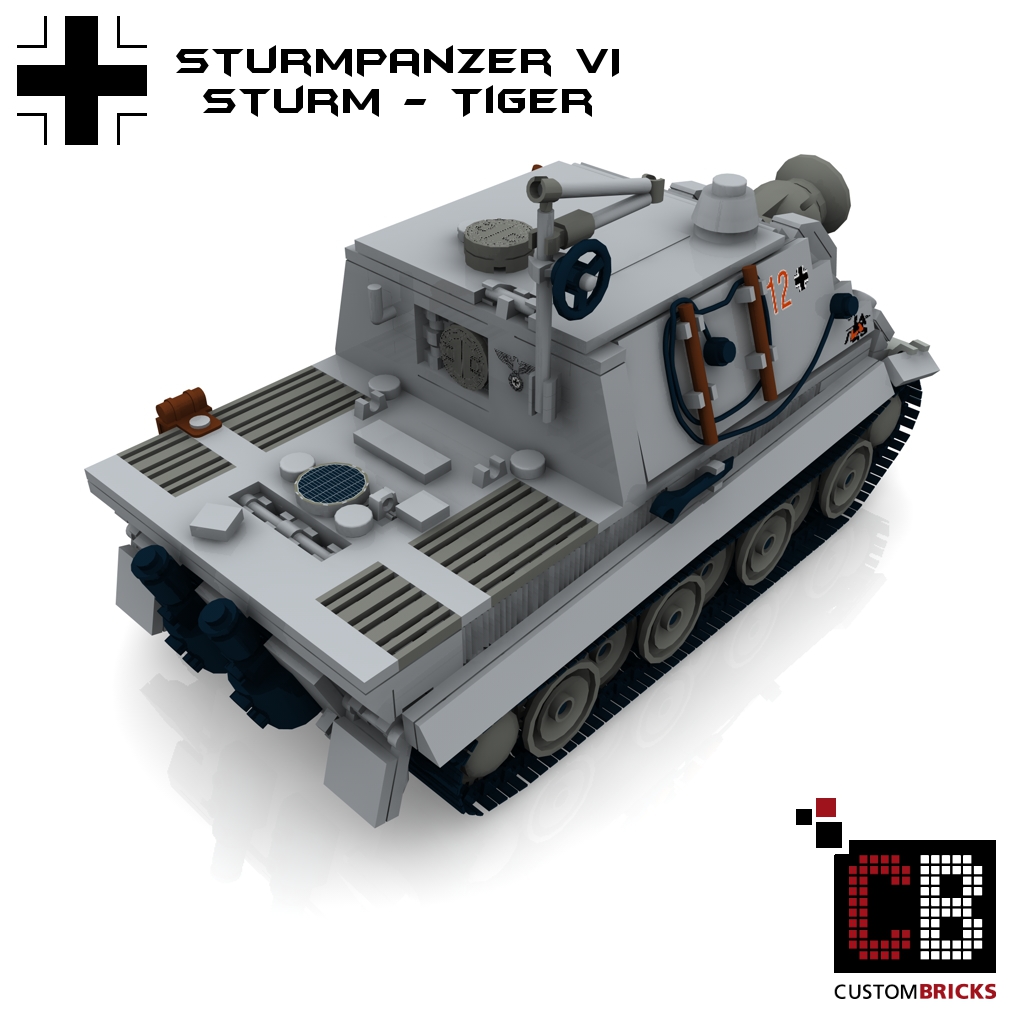Lego Technic MOC RC Tank Tiger E PDF Instructions Only NO BRICKS