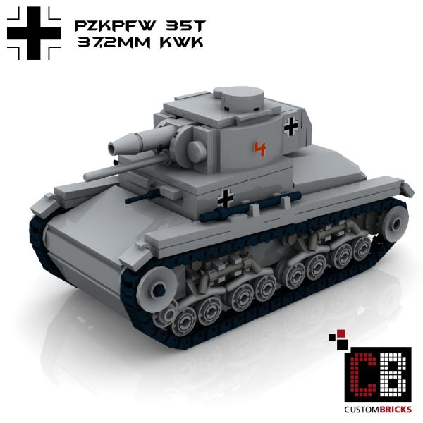 Custom WW2 german Tank Set 2 - T35, T38, Marder, Wespe, Stug 3A and 3G