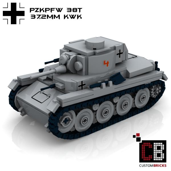 Custom WW2 german Tank Set 2 - T35, T38, Marder, Wespe, Stug 3A and 3G