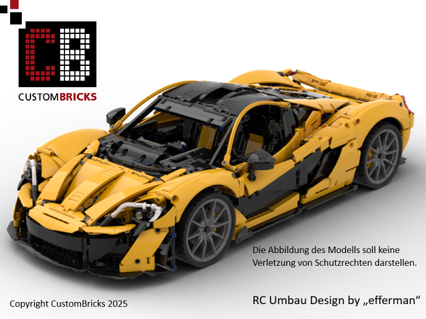 Custom 42172 RC Umbauanleitung Mc Claren
