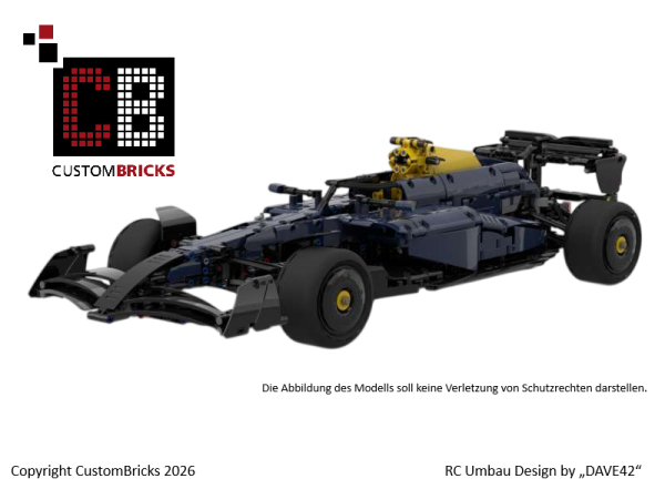 Custom 42206 RC Formel 1 Car - Umbauanleitung