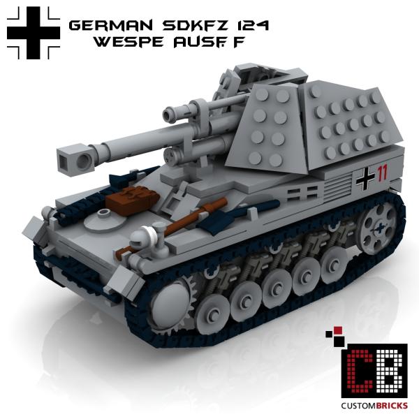 Custom WW2 german Tank Set 2 - T35, T38, Marder, Wespe, Stug 3A and 3G