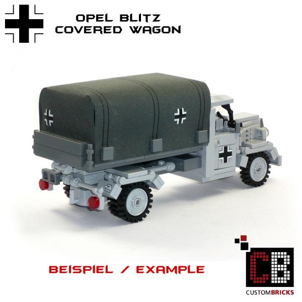 Custom WW2 tarpaulin grey with white star