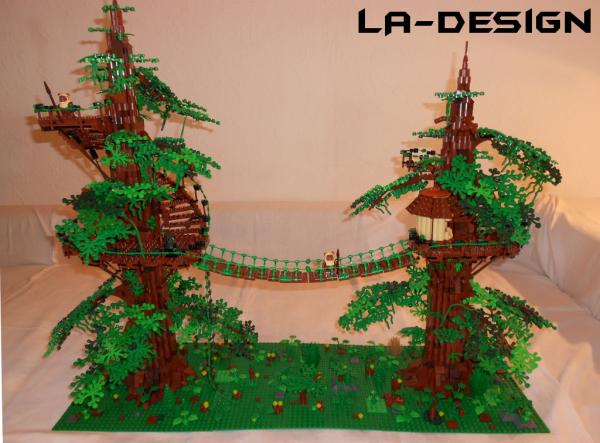 Custom Landingplatform + Trees  for Star Wars