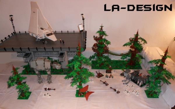 Custom Landingplatform + Trees  for Star Wars