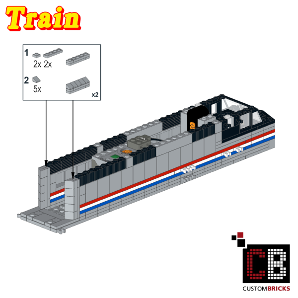 CB Railway F40PH - Train engine