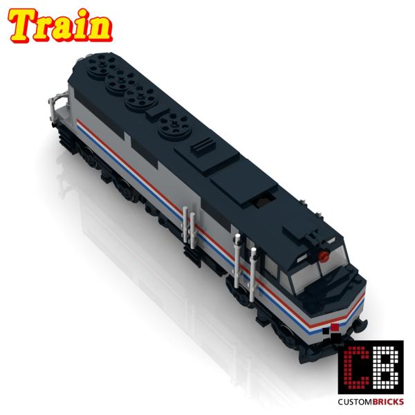 CB Railway F40PH - Train engine